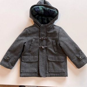 Carter’s Toddler Boys Winter Pea Coat Dark Grey Size 3T